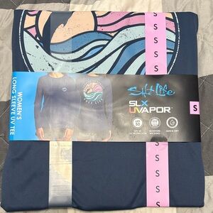 Salt Life SLX UVapor Navy Long Sleeve Tee